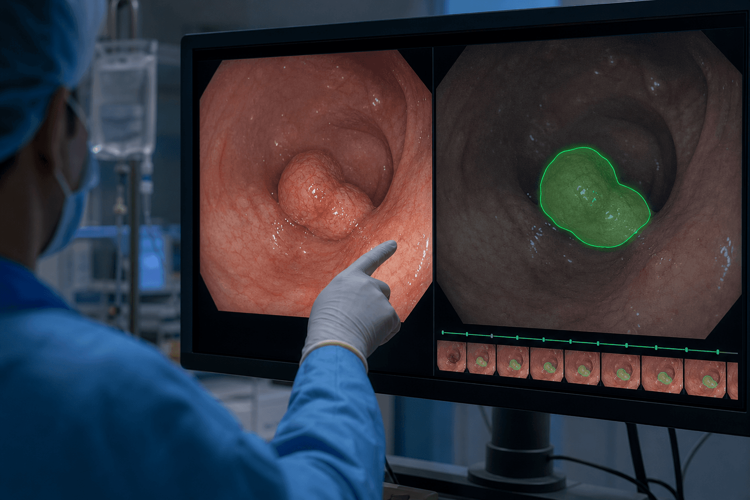 AIが大腸内視鏡動画を低コスト解析、ポリープ検出精度を向上