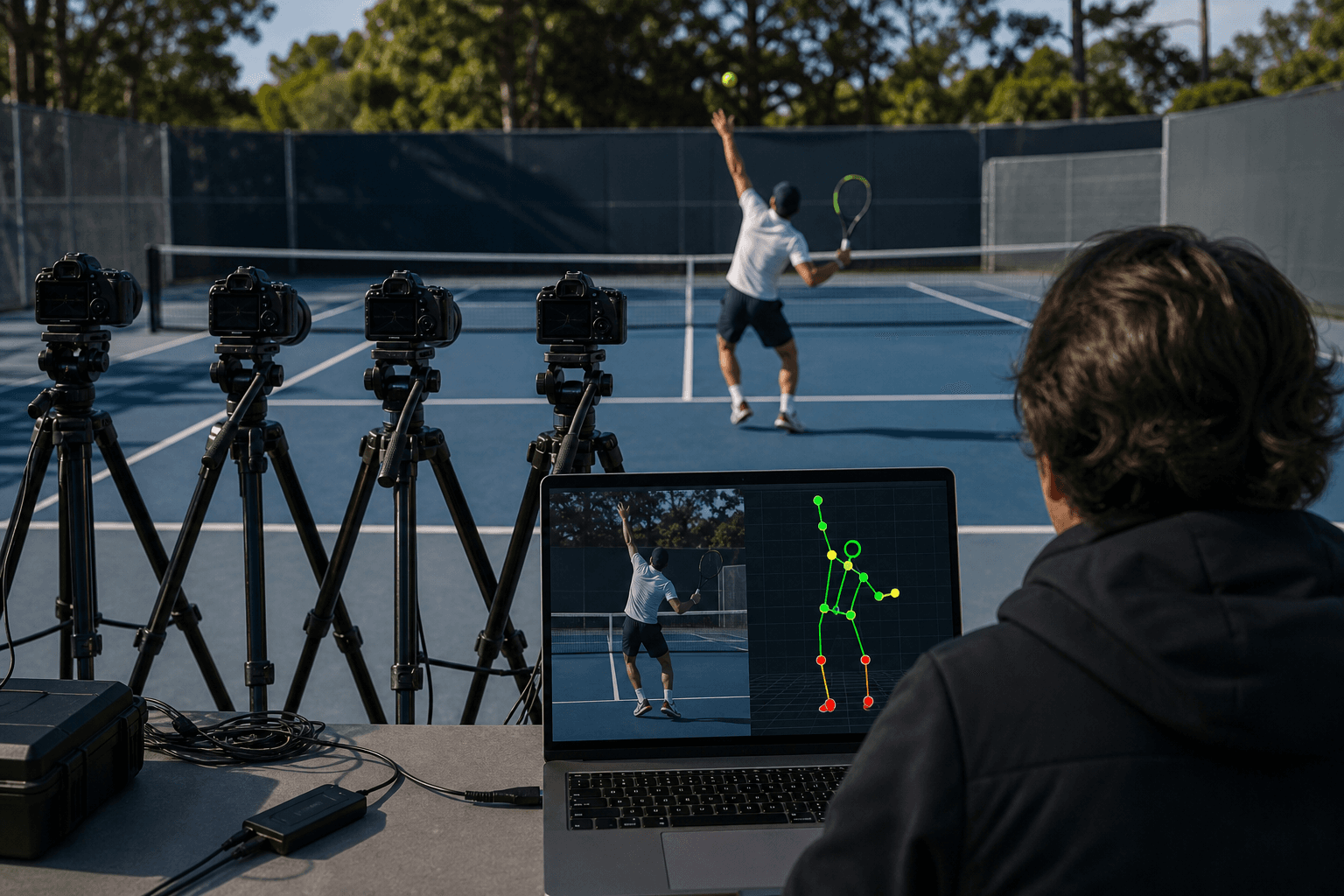 テニス動作解析AIが3D精度向上へ