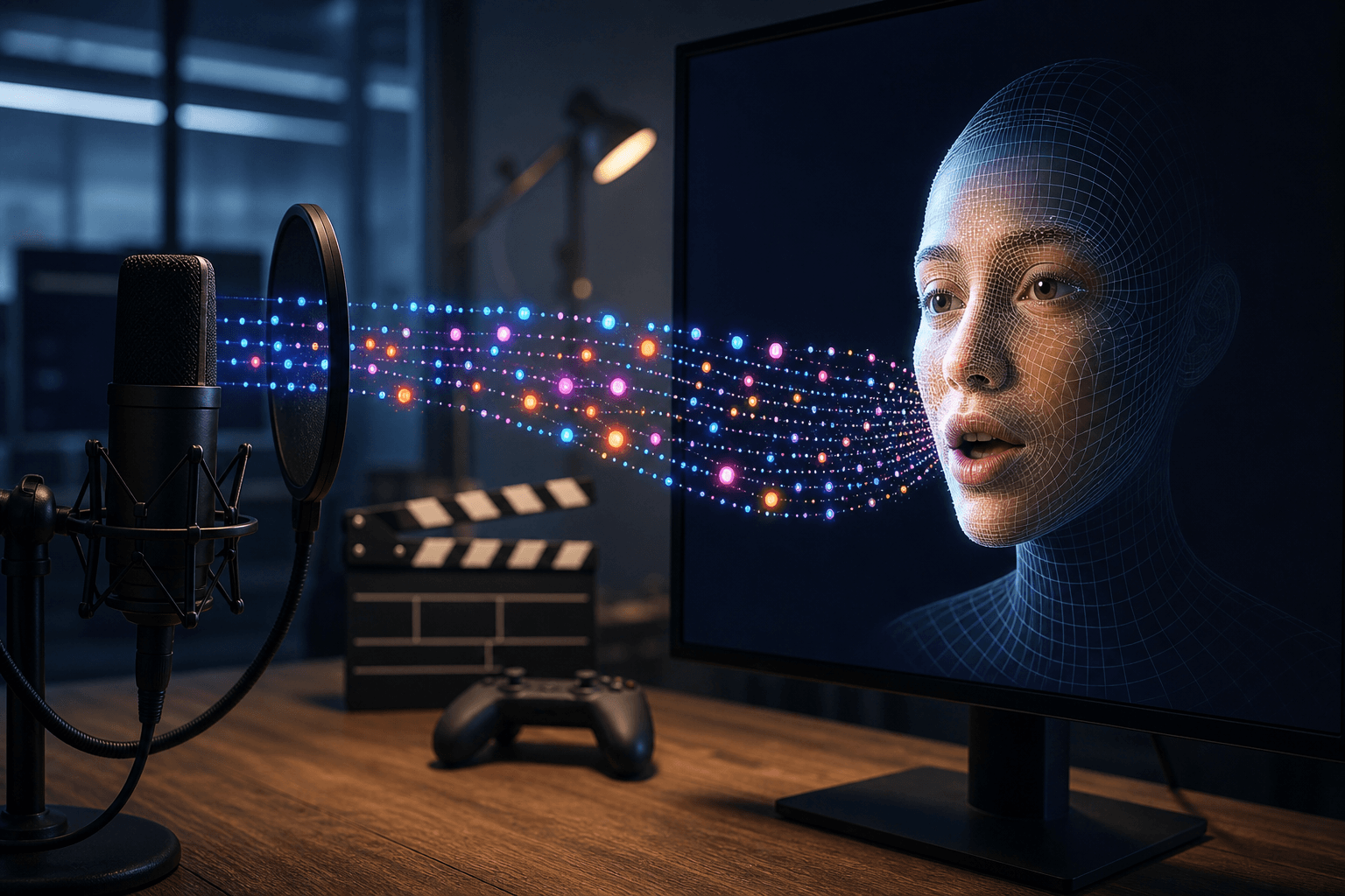 音声トークンが3D顔アニメを自動生成