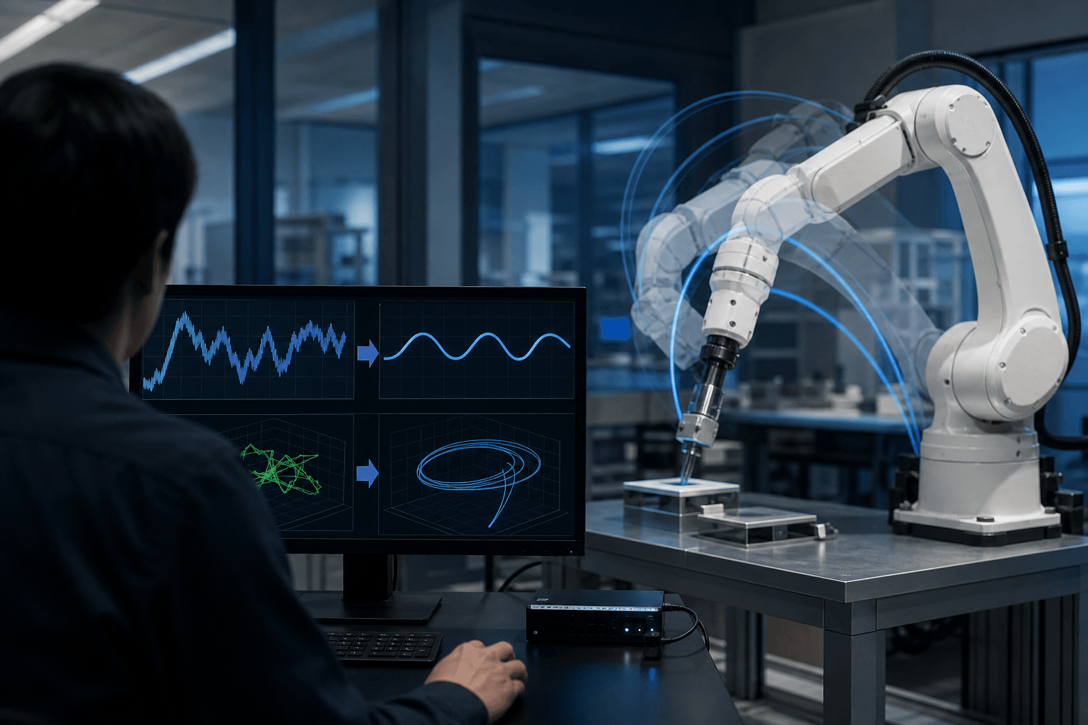 ロボット制御AI、周波数変換で動作の滑らかさ改善