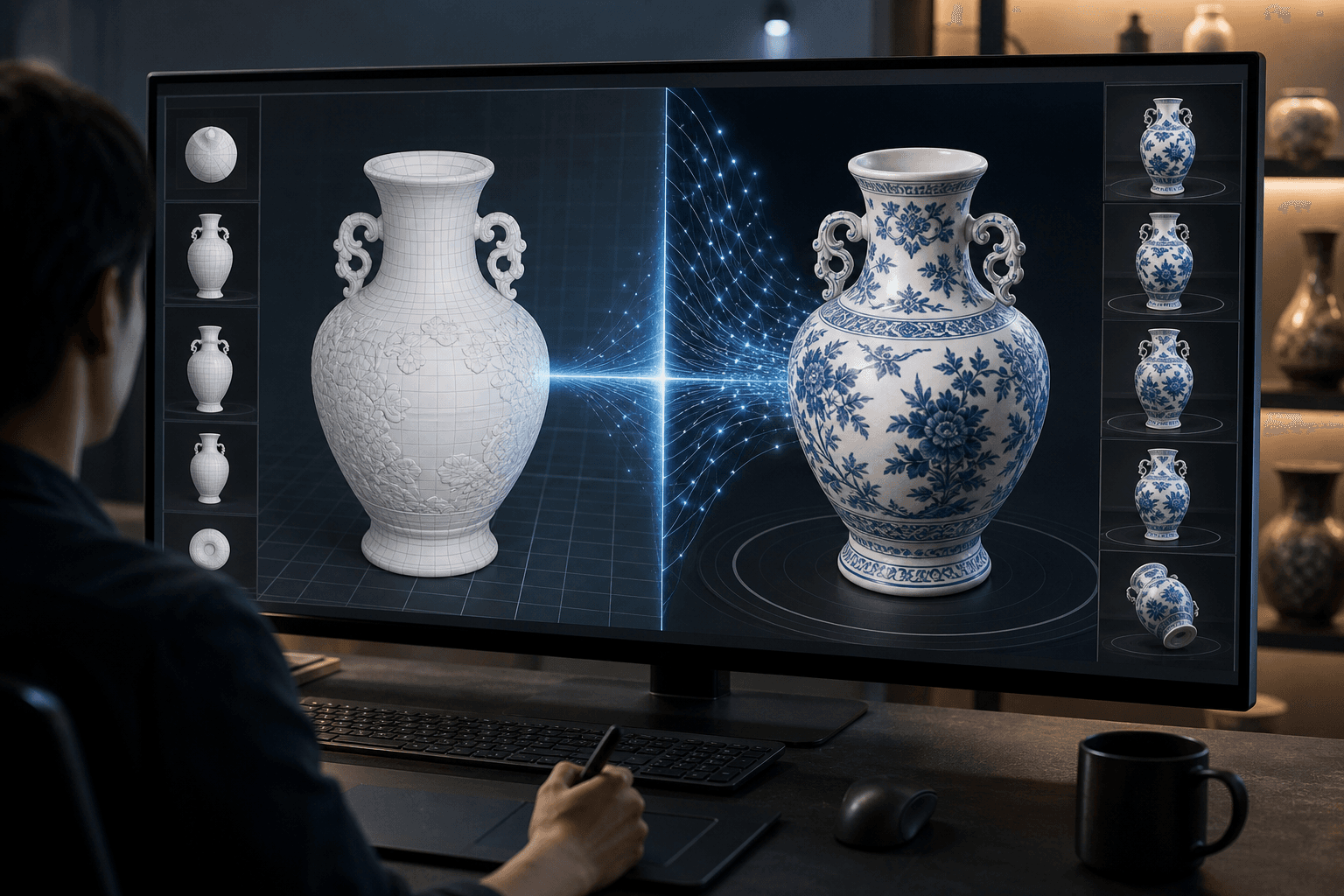 動画AIで超高精細3D生成、Ink3D登場