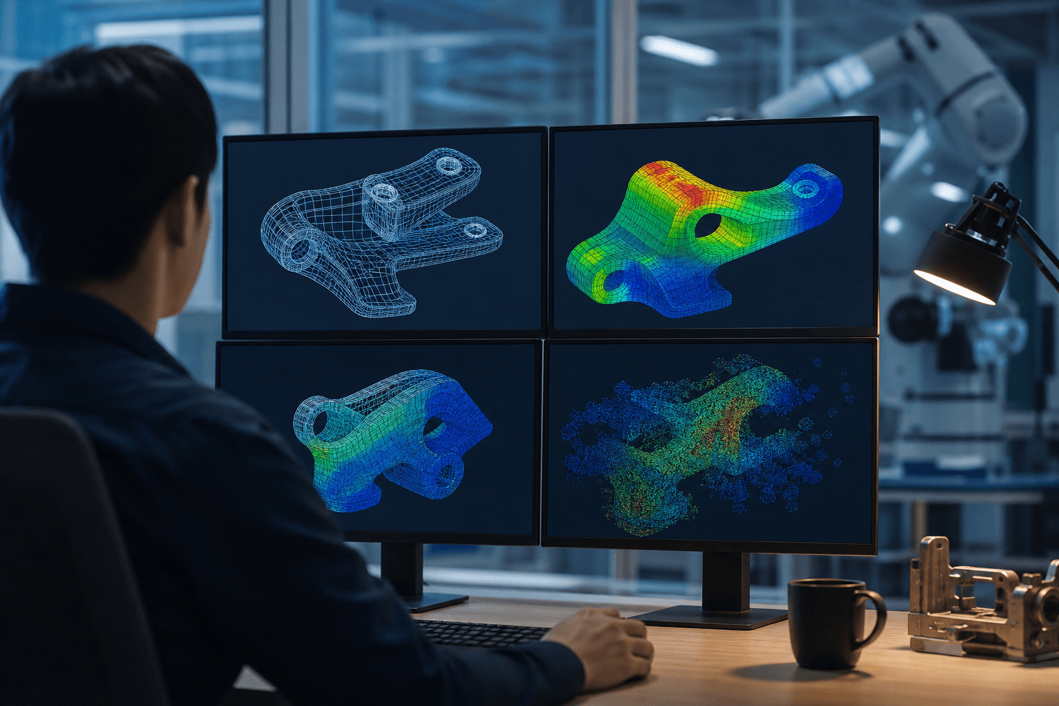 AIが3Dメッシュ変形を秒単位で解析