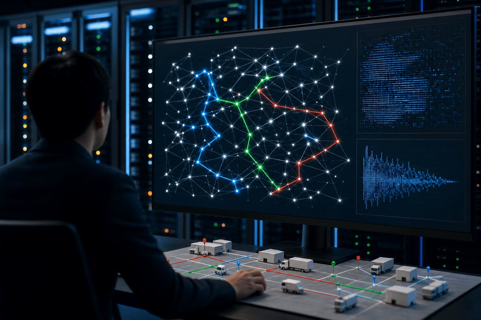 AIが組合せ最適化を高速解決