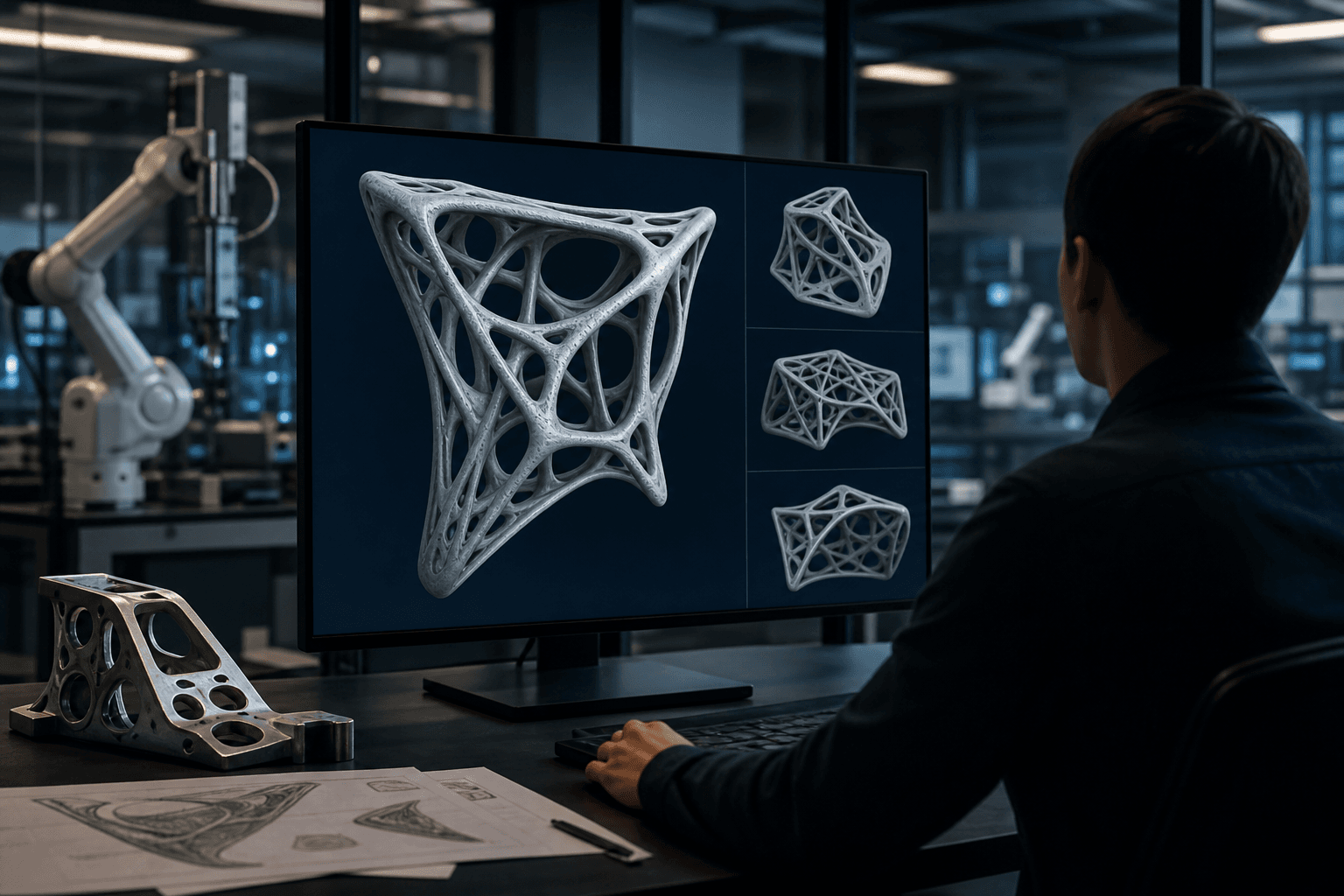 AIが非直交空間の3D設計を自動生成