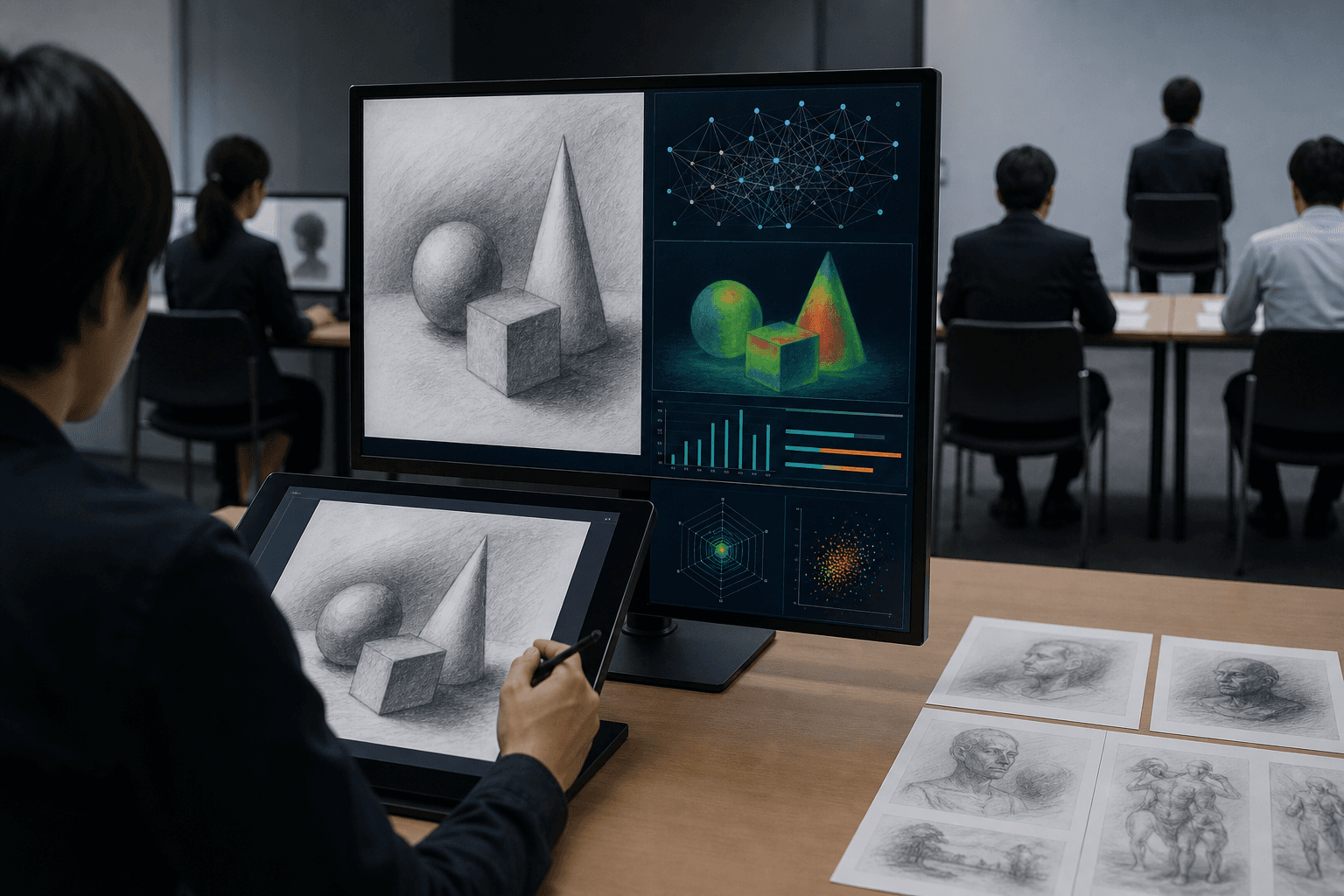 AIが描画技能を自動評価、教育・採用に応用へ