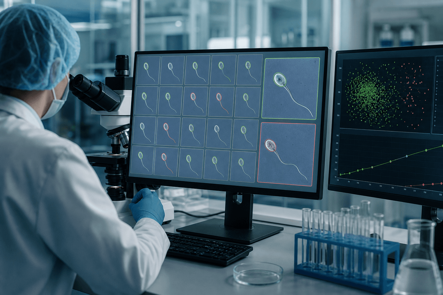 AI、精子形態を93.9%精度で自動判定