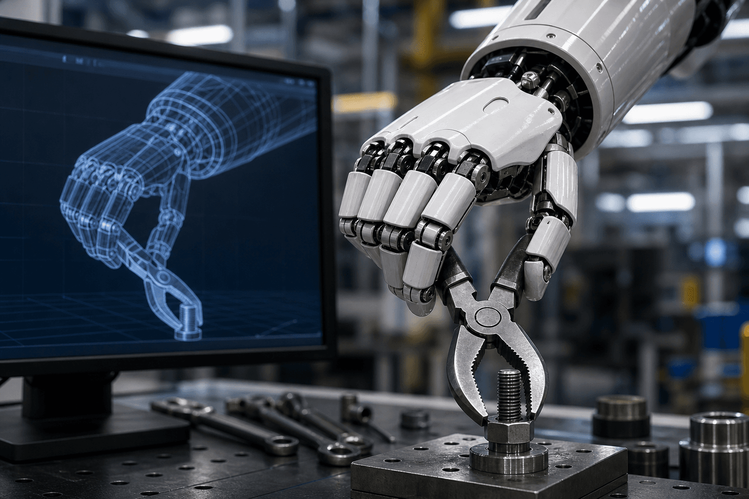 ロボットが工具を自在に操る新技術